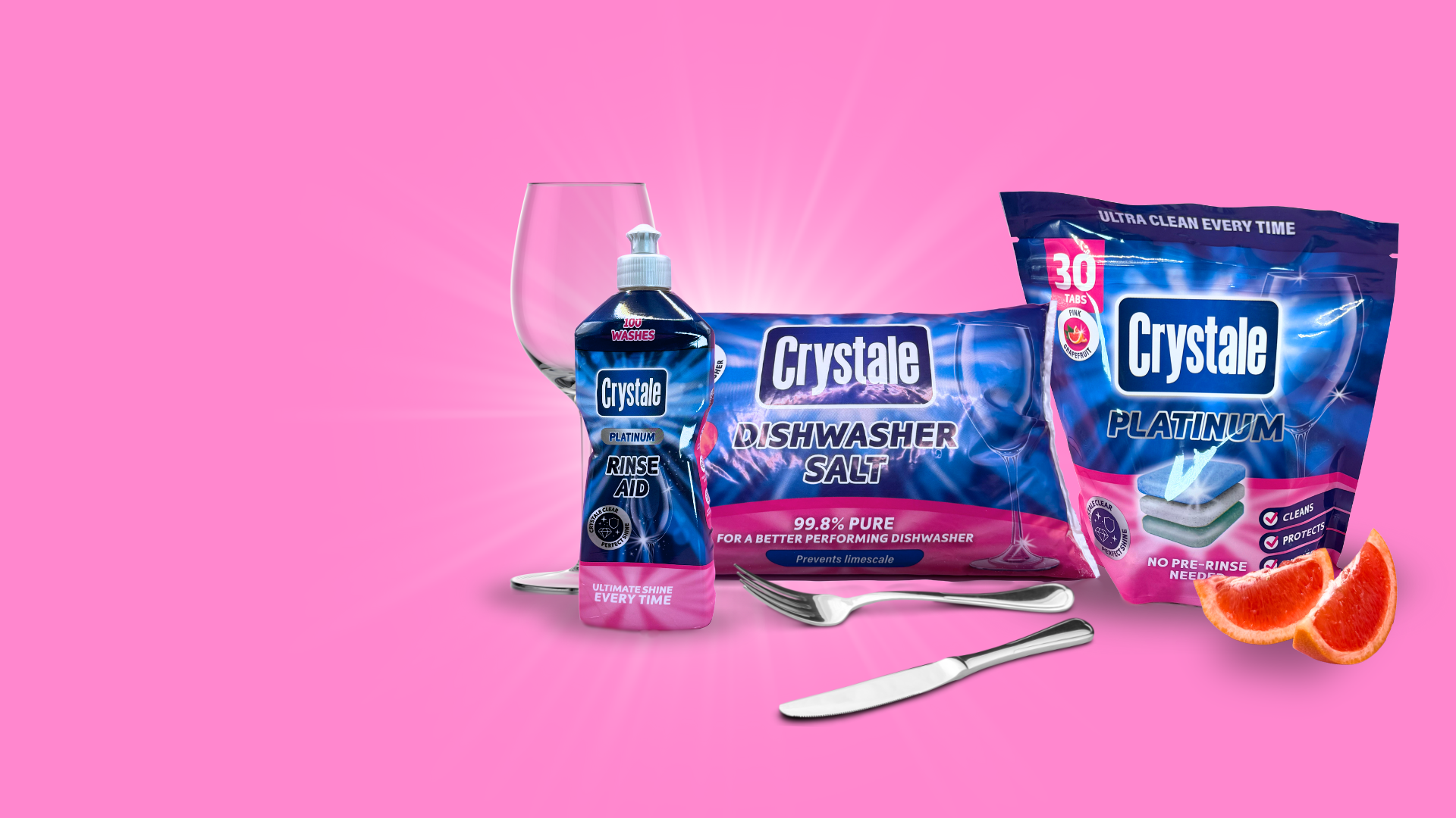 Crystale in-wash Dishwasher Cleaner