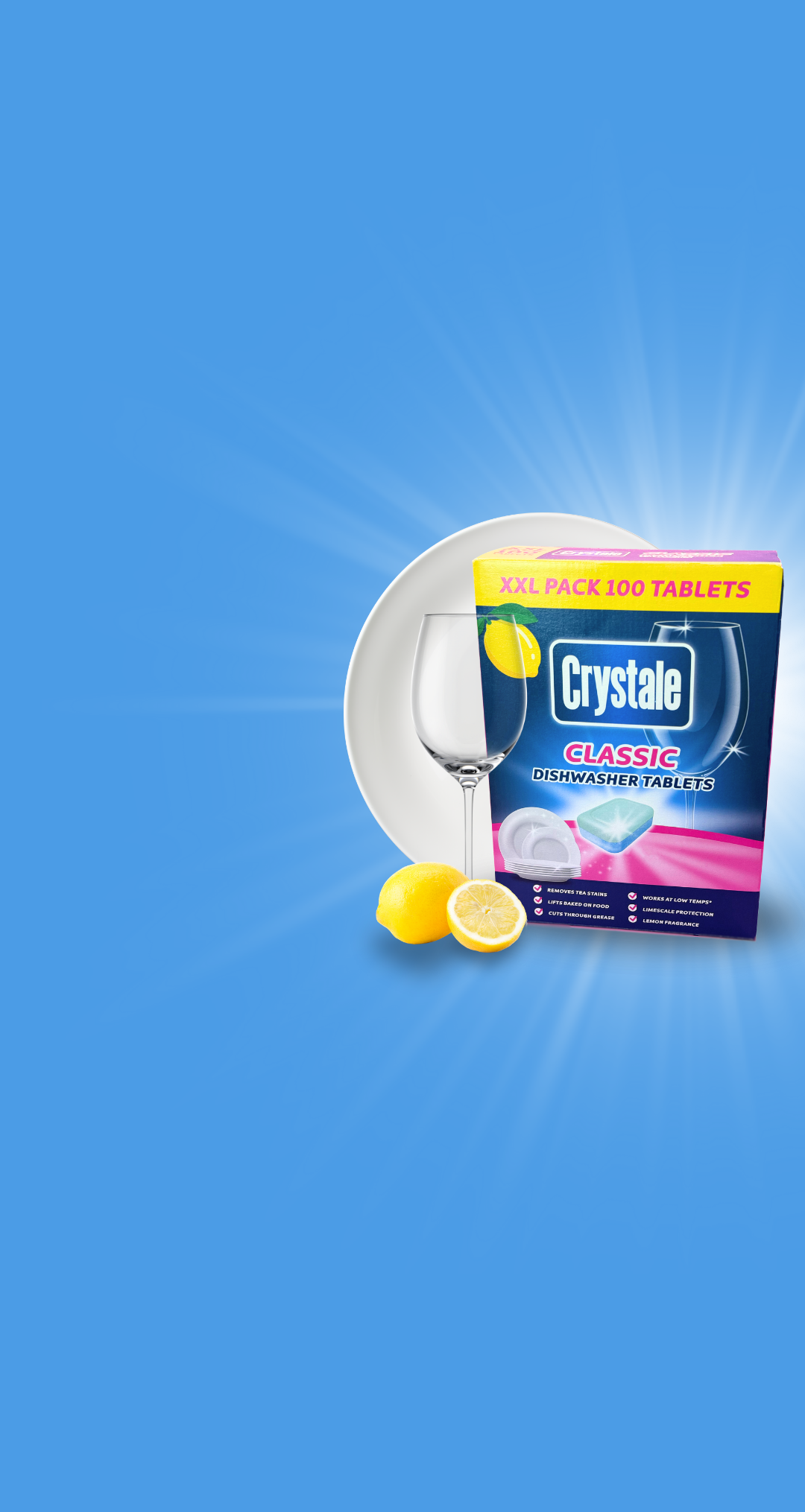 Crystale in-wash Dishwasher Cleaner