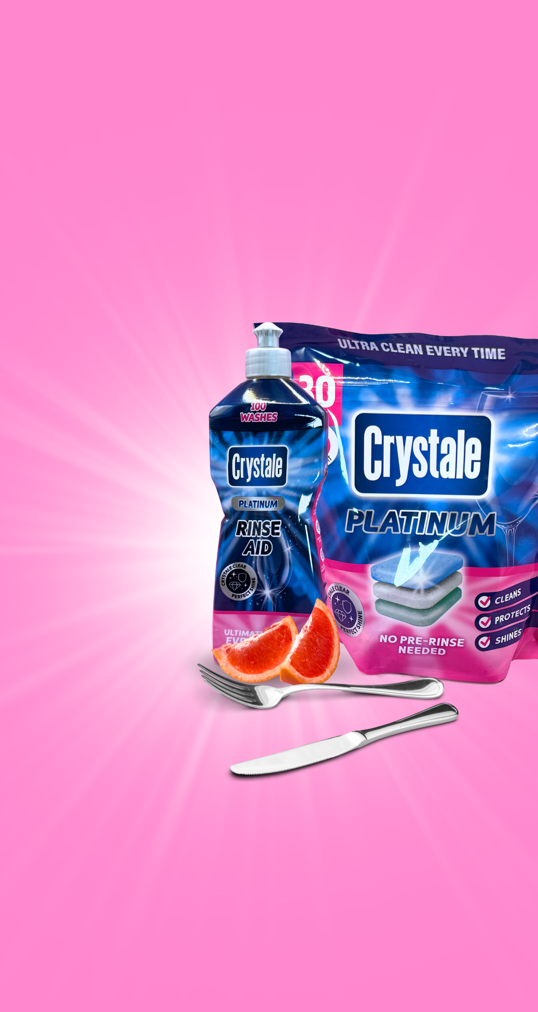 Crystale in-wash Dishwasher Cleaner
